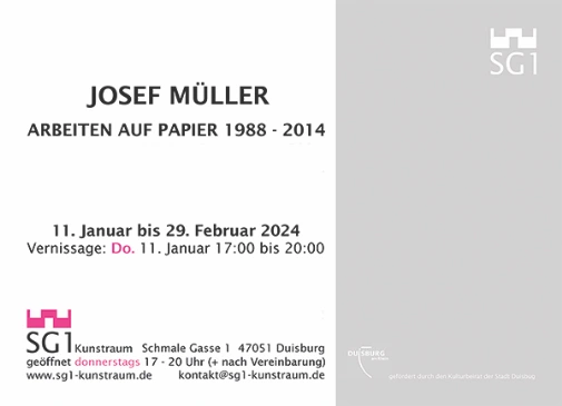 Josef Müller - Works on paper 1988-2014