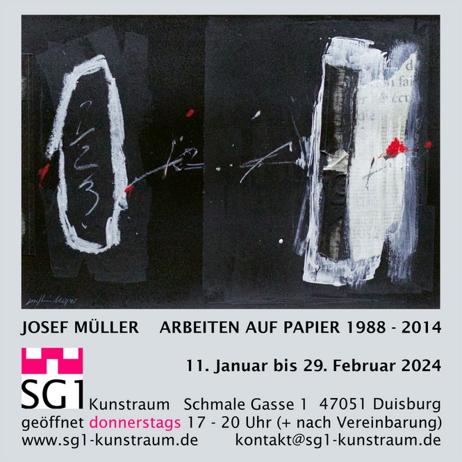 Banner - Josef Müller - Works on paper 1988-2014